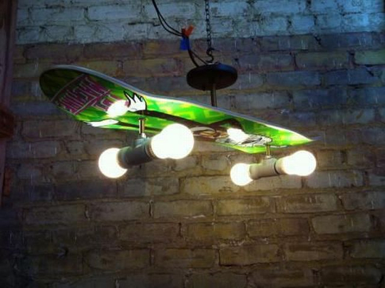 DIY Skateboard Ceiling Fan | Top 15 easy DIY home decor projects